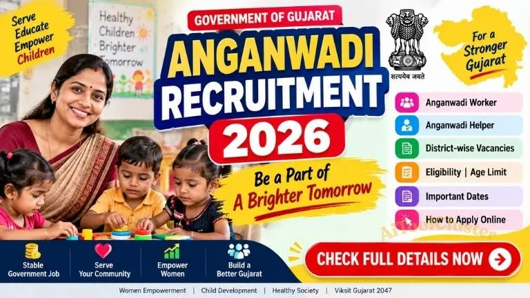 Gujarat Anganwadi Bharti 2026