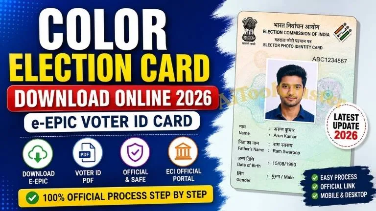 Color Election Card Download Online 2026 – e-EPIC Voter ID Card