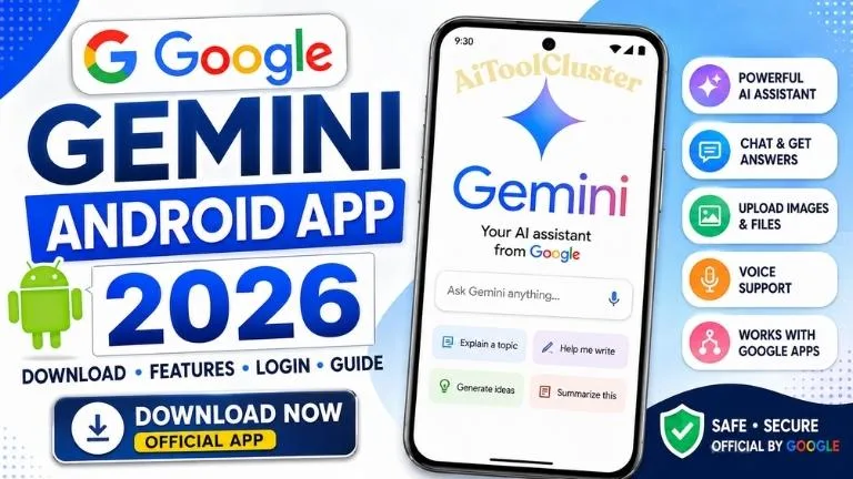 Download Google Gemini Android App 2026: Official App, Features, Login & How to Use