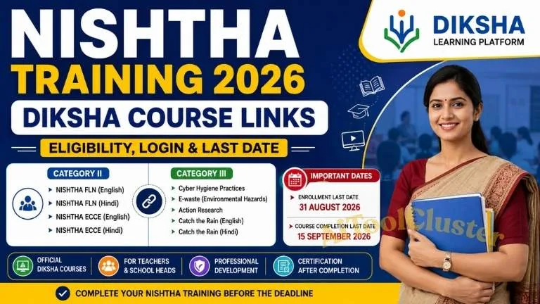 NISHTHA Training 2026: DIKSHA Course Links, Login, Eligibility & Last Date
