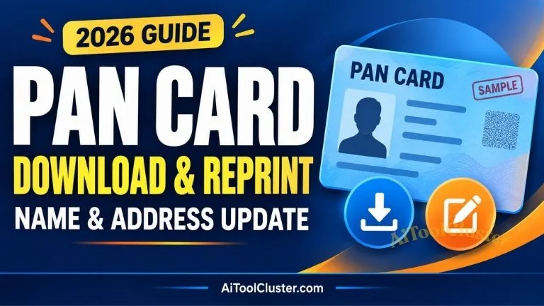 PAN Card Download 2026: e-PAN, Reprint & Update Guide