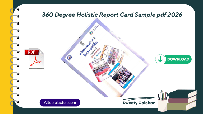 360 Degree Holistic Report Card Sample pdf 2026