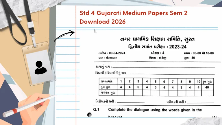 Dhoran 4 Varshik Pariksha Paper 2025